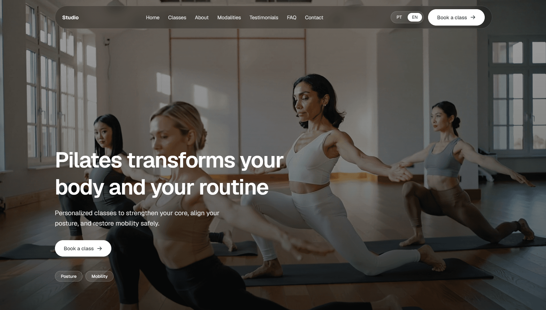 [Template] Pilates Studio